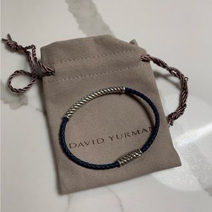 Men’s David Yurman ID Leather Bracelet